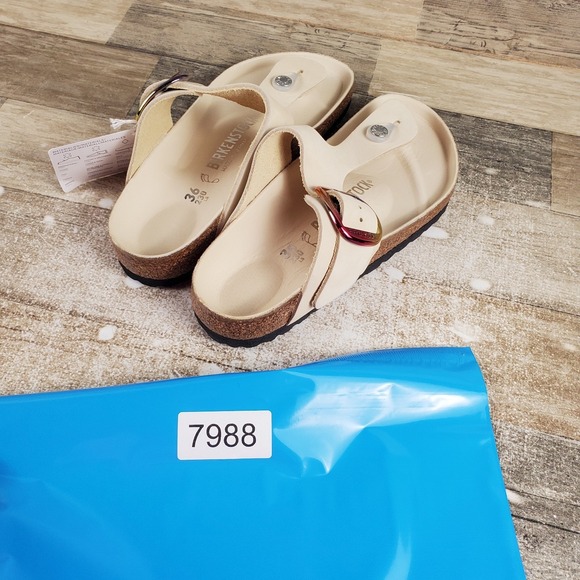 Birkenstock Gizeh Sandals Womens Sz 5 Thong Toe Sandal - Picture 13 of 13